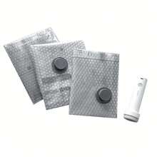 10pcs Set With Electric Pump Vacuum Storage Bags, Space Saving Bags, Compress Bedding And Blankets, Airtight Clothes Storage, 80% Space Saving Vacuum Seal Bags, Suitable For Clothes, Travel Luggage, Blankets, Quilts