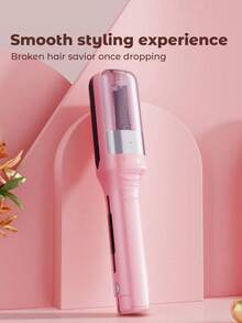 This Straightening Brush Can Make Hair Soft, Clean, And Neat. It Is Equipped With A Straightening Fork And A Shaver, And Is A Portable Rechargeable Automatic Haircutting Tool. It Is Also An Electric Hair Clipper And Straightener With A 500mAh Battery Capacity. - Multicolor - View 3