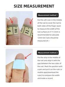 10pcs/Set Extra Large Rectangular French Embossed Rhinestone Bow Nail Stickers, Reusable, 4 Sizes Available, Suitable For Girls/Women, Actors, Stage Performance, Festivals, Parties, Weddings, Daily Wear Handmade Press On Nails - White - View 6