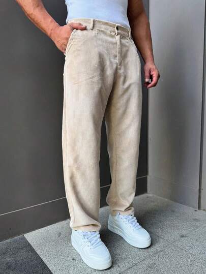 Men's Old Money Business Casual Trousers, Fall Winter