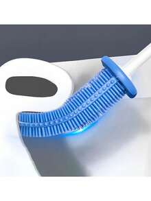 1 Set Wall-Mounted Toilet Brush, 2-In-1 Luxury Toilet Cleaning Brush And Holder, Bathroom Cleaning Tool, Bathroom Accessory