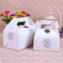 Custom Clear Plastic Stickers With Black Print - Personalized Handmade Lavender Wreath Decals - 50-Pack Adhesive Labels With Love By Your Name