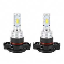 H16/5202 faros antiniebla 2 piezas 80w 3200lm 6000k, faros antiniebla profesionales, alta potencia y brillo, set de 2 piezas, repuesto automotriz eficiente - Negro - Ver 11