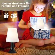 homefire Bedside Lamp Living Room Table Lamp With Cable - Table Lamp Set Of 2 Small Lamps Black E14 Table Lamps Modern Country House Style For Dining Table Bedroom - Without Bulb - 查看 3