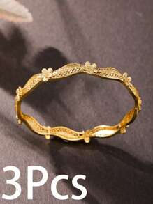 1/2/3 件/套波西米亚风格手链套装，各种形状镂空设计，扭开手链珠宝礼物，适合女性派对、日常、海滩、宴会、佩戴、母亲节、万圣节、圣诞节、情人节、礼物 - 彩色 - 查看 13