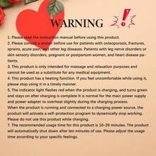 颈肩按摩器，电动按摩功能 - 无线便携式 USB 供电深层组织按摩垫，专为颈部、肩部、背部和手臂设计 - 办公室、家庭和旅行的理想之选 - 耐用塑料结构，办公使用舒适，符合人体工程学设计，可靠的设备，家用工具 - 彩色 - 查看 7