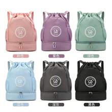 MOCHILA DEPORTIVA UNISEX, BOLSA DE VIAJE IMPERMEBLE MULTIFUNCIONAL - Neblina azul - Ver 5