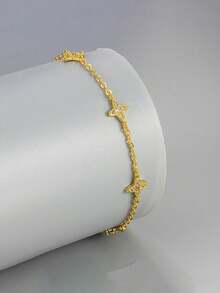 1 Peça Nova Pulseira Estrelada Jóias para Mulheres Prata Esterlina 925 Pulseira de Corrente Elegante Jóias Finas Presente para Irmãs Amizade - Estilo 1 - Visão 6