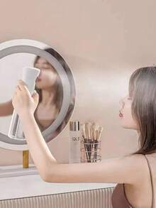 1个200毫升高压连续自动喷雾瓶，白色，细雾喷头，适用于浴室、卧室、厨房、梳妆台、美发沙龙、护发产品及配件、理发店、美容旅行必备，多用途喷雾瓶，可重复灌装 - 彩色 - 查看 2