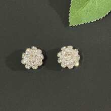 2pcs Crystal Button Set, Women's Cuff Buttons, Detachable Crystal Button Clips, Suitable For Women's Shirt Cuffs, Shiny Button Decor For Clothing - Star - View 16