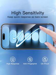 2pcs Privacy Tempered Glass Screen Protector, Compatible With IPhone 15/16/17/14/11/12/13 Pro Max, Anti-Peep Tempered Glass, Compatible With IPhone XS Max/XR/X/15/7/8 Plus/SE/16e Gift For Birthday, Family, Friends Anti-Spy, Phone Screen Protector, Phone Accessories Screen Protection Essentials, Applicable To Daily Shield, Office, Home Privacy Screen Protector Waterproof Shockproof Anti-Fall Scratch Resistant