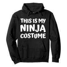 This Is My Costume Halloween Spooky For Women Men Pullover Hoodie Men Fall And Winter Long Sleeve Hoodies - 黑色 - 查看 1
