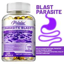PSLALAE Parasite Blast - With Cranberry, Black Walnut Hull, Wormwood - Gut Health Supplement, Support Colon Cleansing - 120pcs - 120粒膠囊 - 查看 1