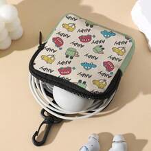 1 个定制钱包耳机包，独特设计（照片、风景、插图、姓名）拉链钱包、口袋、钱包、杂项储物袋、时尚现代旅行、生日礼物、周年纪念情人节、情人节、女士礼品袋、教师礼物店返校 - 彩色 - 查看 4