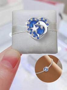 1Pc Fashionable Diamond Inlaid Butterfly Pendant Charm Bead Fit For Women Bracelets Bangles DIY Jewelry Making Fine Jewellery