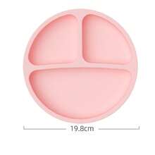 Conjunto de vajilla de silicona personalizado, conjunto de alimentación con nombre, babero de silicona grabado, conjunto de destete con dibujos animados para niña/niño pequeño, conjunto de alimentación con nombre, perfecto para la escuela y la familia