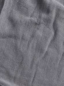 男士宽松亚麻灯笼裤，休闲宽松亚麻哈伦裤，阔腿七分裤，轻盈透气，适合春秋季穿着 - 深灰色 - 查看 5