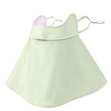 CAMEL CROWN Women's Neck Sun Protection Mask Summer Anti-Ultraviolet Full-Range Mask Facekini - Mint Green - View 4