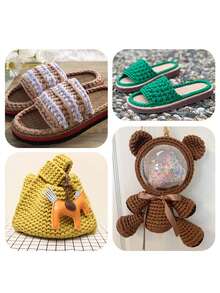 Premium Polyester Crochet & Knitting Yarn - 1pc, 100G Each, 30m Length - Ideal For DIY Projects, T-Shirts, Slippers & Baskets,Fabric Strip Handmade Weaving Diy Bag, Toy, Shoe, Carpet, Organizing Basket Thread