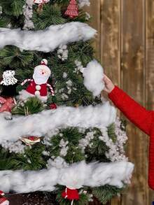 100g Decorazione Finta Neve di Natale, Fibre di Neve Artificiale Soffice per Decorazioni Interne, Coperte di Neve Artificiale per Albero di Natale, Copertura per Casa e Decorazioni per Feste, Villaggio Invernale, Presepe, Decorazioni Natalizie per Casa, Decorazioni per Stanza, Regali di Natale, Decorazioni Natalizie - Bianco - Visualizzare 4