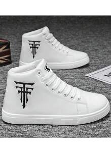 Men's Minimalist Low-Top Skateboard Shoes, Comfortable Non-Slip Casual Durable Thick-Soled Sneakers, Plus Size White Shoes Suitable For Men's Daily And Outdoor Activities 2000s Style Valentine's Day Ideas