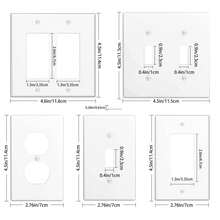 Golden And Black Glitter Leopard Print Light Switch Plate Unbreakable Polycarbonate Thermoplastic 1Gang/2 Gang Diner Kitchen Decor Single Gang Toggle Wall Plate Cover Decor Print Light Switch Plate Single Gang Toggle Switch C - Chuyển đổi kép - Xem 4