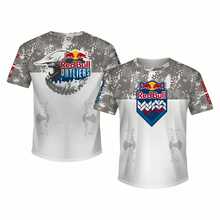 RedBull Motorsports Men's Adult Sports T-Shirt Full Front And Back - trắng - Xem 3