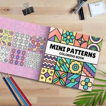 GDTME Libro nuevo (original) de 1 libro, 24 páginas de papel perlado Libro de colorear de lujo para adultos para relajación en 2025, decoración de habitaciones, con patrones para aliviar el estrés, incluye varios patrones adecuados para aliviar el estrés - ¿Qué puedo hacer? - Ver 5