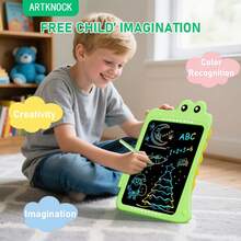 1pc 10 Inch LCD Drawing Tablet - Doodle Board - Portable Educational - Ideal For Home - School - Office And Travel Use - Great Christmas Or Birthday Gift - Suitable For Winter And New Year - Back To School - Pink - View 2