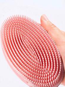 1pc Silicone Body Scrub, Exfoliating Body Scrub, Suitable For Shower, Rich Lather, Long-Lasting And Durable, Soft Body Scrub, Suitable For Shower And Bath Skincare Routine. - Multicolor - View 9