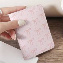 Cartera Bifold Corta y Elegante, Ligera y Portátil, Pequeño Porta Tarjetas de Crédito y Organizador, Clutch Versátil para Mujeres - Blanco y Negro - Ver 9