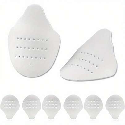 4 Pairs White Shoe …