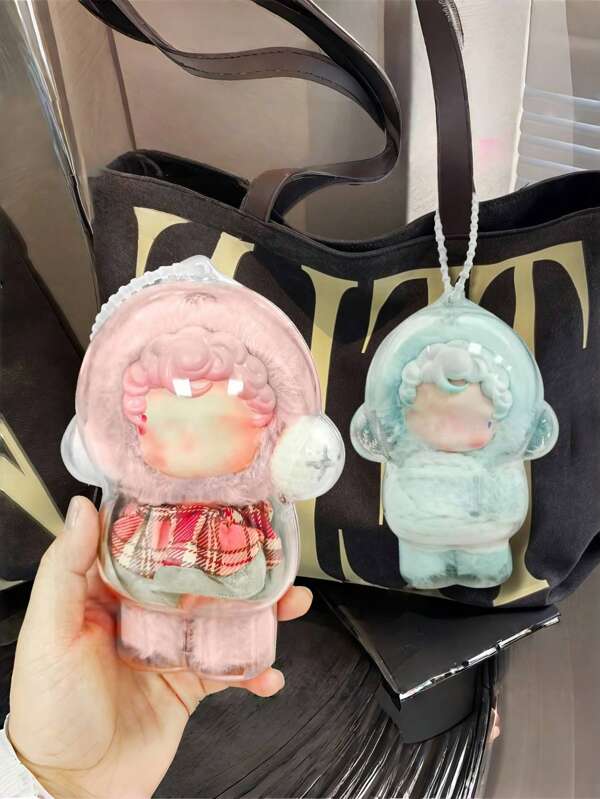 1pc New Protective Case For SP Wintersymphony Series,Dustproof Dolls Display Storage Box, Portable And Hand Washable Lightweight Protective Case For Dolls And Collectibles Display (Case Only, Doll Not Included), Perfect Holiday Gift For Family,Friends,Classmates