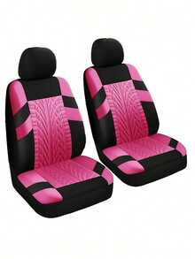 Juego de 9 piezas de fundas para asientos de coche para todas las estaciones - Tela de poliéster con textura en relieve diagonal antideslizante para asientos delanteros y traseros - Fácil de instalar y limpiar - Adecuado para una variedad de modelos de coche, incluyendo sedán, SUV, etc - Multicolor - Ver 17