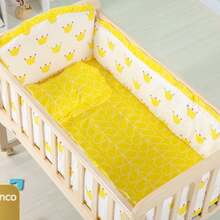 Cuna Colecho Bebé Madera Mecedora Con Ruedas Y Mosquitero - Amarillo - Ver 8