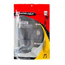 WIN.MAX 成人可调节篮球健身护膝，男女适用 - 可调节绑带运动护具，适用于跑步、骑行和健身健身房配件膝盖支撑运动护膝健身房护膝 - 黑色 - 查看 8