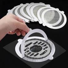16 cái/30 cái Nắp lưới lọc cống cho dụng cụ chặn tóc, Lưới lọc cống, Dụng cụ bắt tóc cho vòi hoa sen, Miếng dán lưới lọc cho bồn rửa sàn, Miếng dán lưới, Miếng dán lưới lọc cho bồn rửa, Dụng cụ phòng tắm, Phụ kiện phòng tắm - Nhiều màu - Xem 3