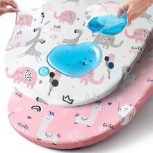 2 包防水婴儿摇篮床垫套，超柔软，适用于标准婴儿摇篮床垫或摇篮，防水婴儿摇篮床单，适合男孩和女孩，32X16 英寸 - 彩色 - 查看 15