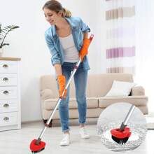 Small Scrub Brush Replacement Head Compatible With O Cedar RinseClean 2-Tank Spin Mop, Mop Replace Head Brush,Scrubber Floor Cleaning Brush,More Layers Of Bristles For Bathroom, Deck, Tile, - * Brush(For 2-Tank)