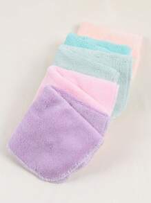 10 条装柔软婴儿洗脸巾，温和舒适 - 彩色 - 查看 6