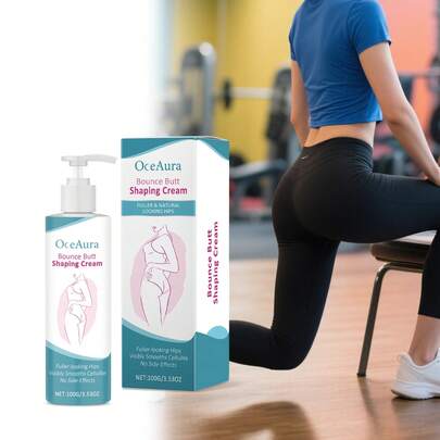 OceAura 1 Hộp 100g Kem nâng và làm săn chắc mông, nhẹ nhàng nuôi dưỡng và dưỡng ẩm da. Thoa và massage hàng ngày để có vòng mông săn chắc, thon gọn. Hương thơm nhẹ nhàng cho cảm giác dễ chịu khi sử dụng. Tăng cường hiệu quả chăm sóc hàng ngày bằng cách massage.