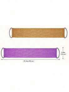 1 Bộ khăn tắm tẩy tế bào chết lưới dài kiểu Châu Phi, hai mặt dùng để tẩy tế bào chết nhẹ nhàng, thô ráp, tẩy tế bào chết toàn thân hiệu quả, dụng cụ chà lưng khi tắm, chất liệu lưới cao cấp, thiết kế khăn có dây đeo tiện lợi, khăn tắm xơ mướp, miếng bọt biển cho làn da mịn màng, thích hợp sử dụng hàng ngày - Nhiều màu - Xem 4