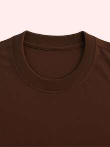 Kit 2 Oversized Premium Cotton Street Style T-Shirts - 灰色和棕色 - 查看 10