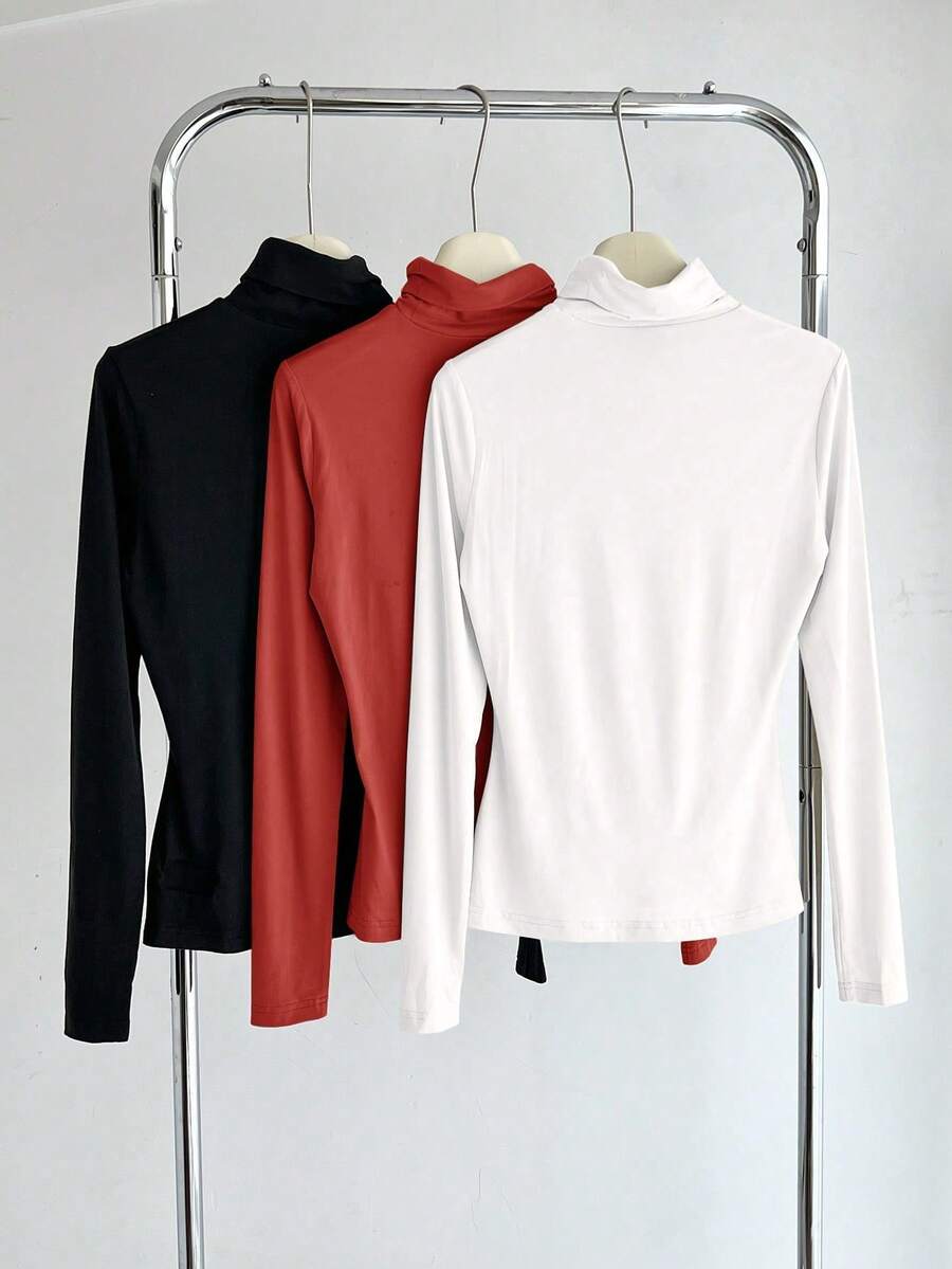 Women Tops - Black Red White - View 1