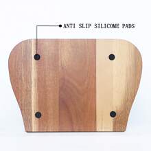 1 pieza Reposaespátulas de madera de acacia para la encimera de la cocina, reposaespátulas doble para la estufa, soporte para utensilios como espátulas, cucharones, batidores, pinzas, decoración de cocina de estilo granja