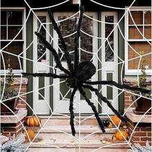 2/1 Pc Halloween Plush Spider,Halloween Decoration, Party Prop, Outdoor Party Props,Outdoor Giant Spider Decoration, 30cm Prank Black Spider,Suitable For Indoor And Outdoor Halloween Decorations, Home Party And Yard Haunted House Decorations,Practical Joke Decoration Home Decor Room Decor