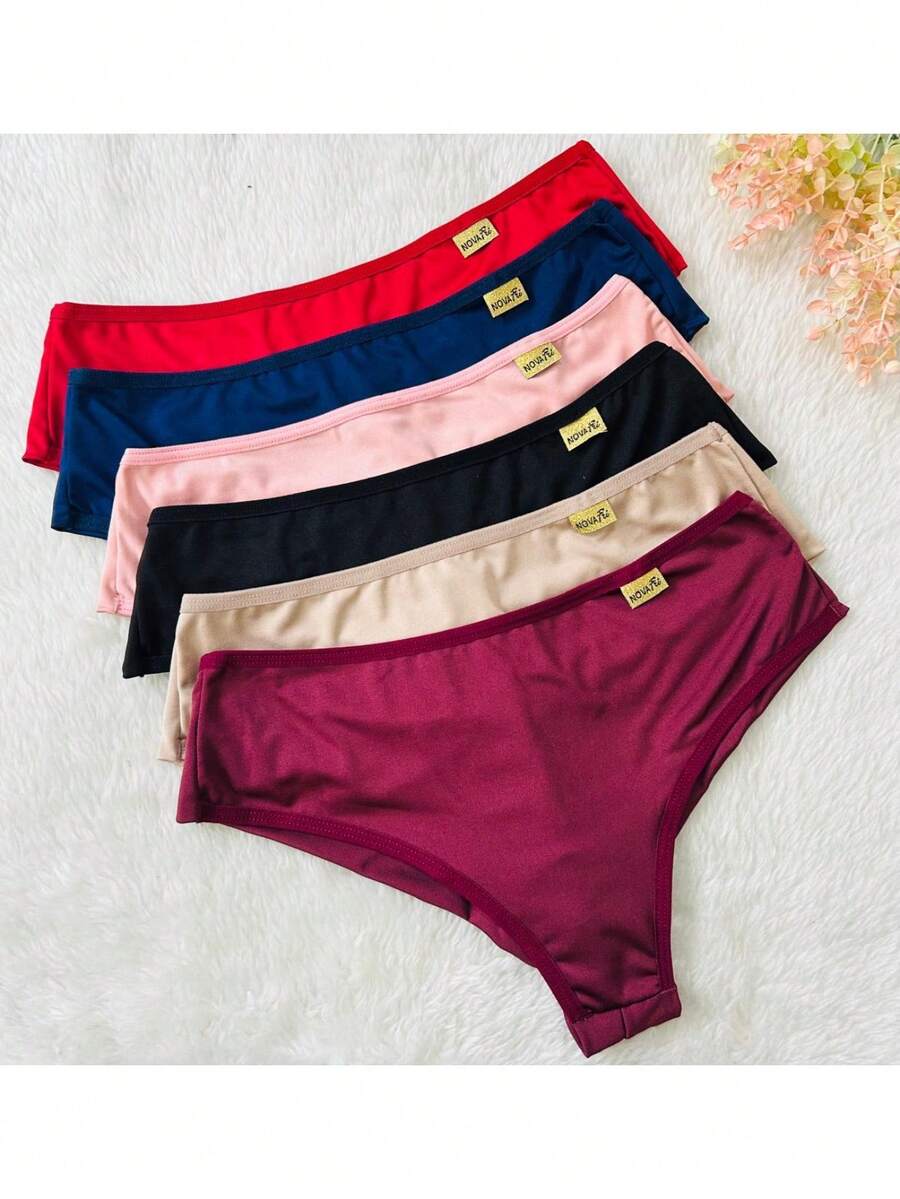 Microfiber Double String Panty Kit Comfort Butt Lifting Does Not Mark Women's Lingerie - 彩色 - 查看 1