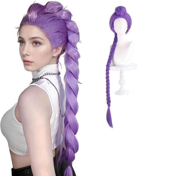 Parrucche per costume da cacciatore di demoni, parrucche per costume di Rumi, Mira e Zoey da anime, accessori e accessori per cosplay di Ognissanti per uomo e donna