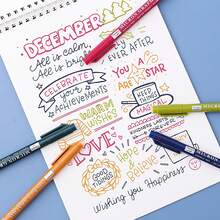 [Vintage Microline Stifte] 12er-Pack Vintage Microline Stifte mit feiner Spitze, schnell trockende Tinte, 12 leuchtende Farben - perfekt für Künstler, Studenten und Bastler, beständiges Polypropylen, ideal zum Skizzieren, Malen, Notieren und für DIY-Projekte