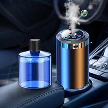 2025 New Premium Aroma Diffuser Men's Car Aromatherapy Automatic Aromatherapy Spray Car Perfume Car Interior Deodorization Long-Lasting Fragrance, Five Adjustable Fragrance Intensities, Whether You Prefer Rich, Medium Or Light. - Một máy xông hương + 1 chai tinh dầu dành dành - Xem 1